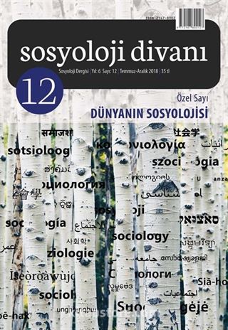 Sosyoloji Divanı Dergisi Yıl:6 Sayı:12 Temmuz-Aralık 2018 Özel Sayı: Dünyanın Sosyolojisi