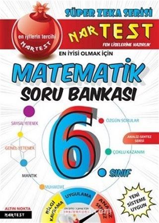 6 Sınıf Matematik Soru Bankası Süper Zeka Serisi