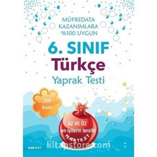 6. Sınıf Türkçe Yaprak Test