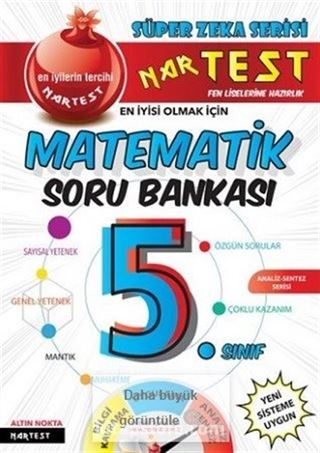 5 Sınıf Matematik Soru Bankası Süper Zeka Serisi