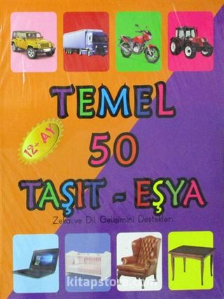 Temel 50 Taşıt-Eşya (12+ Ay)