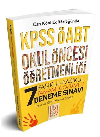 ÖABT Okul Öncesi Öğretmenliği 7 Fasikül Fasikül Deneme Sınavı