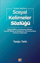 Sosyal Kelimeler Sözlüğü (Türkçe- İngilizce)