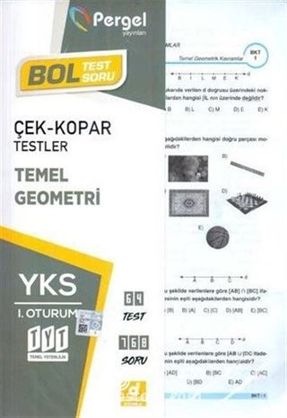 YKS TYT Temel Geometri Çek Kopar Testler