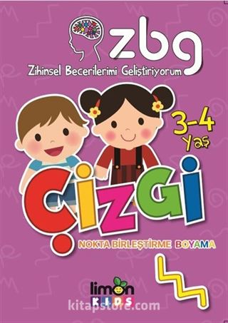 Zihinsel Becerilerimi Geliştiriyorum (3-4 Yaş Çizgi)