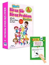 Biraz Şiir Biraz Problem Kartları 3. Sınıf / Yaz-Sil Özellikli