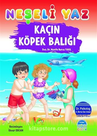 Neşeli Yaz Kaçın Köpek Balığı