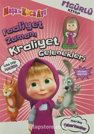 Maşa İle Koca Ayı Faaliyet Zamanı Figürlü Kitap