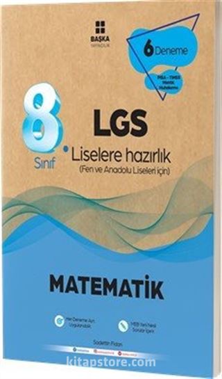 2019 LGS 8.Sınıf Matematik 6 Branş Deneme