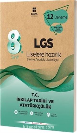 2019 LGS 8. Sınıf İnkılap Tarihi ve Atatürkçülük 12 Branş Deneme