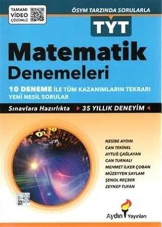 TYT Matematik 10'lu Deneme Tamamı Video Çözümlü