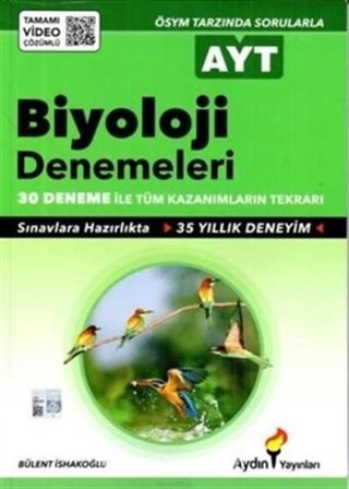 AYT Biyoloji 30'lu Deneme Tamamı Video Çözümlü