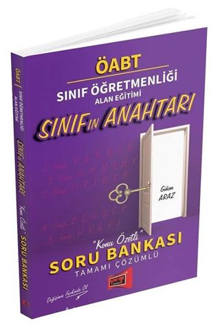 ÖABT Sınıf Öğretmenliği Sınıfın Anahtarı Konu Özetli Tamamı Çözümlü Soru Bankası