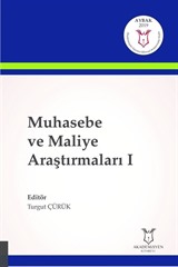 Muhasebe ve Maliye Araştırmaları I