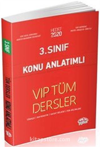 3. Sınıf Vıp Tüm Dersler Konu Anlatımlı