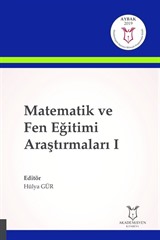 Matematik ve Fen Eğitimi Araştırmaları I