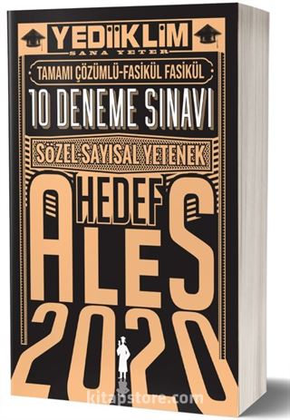 2020 ALES Sayısal Sözel Yetenek Tamamı Çözümlü 10 Deneme Sınavı