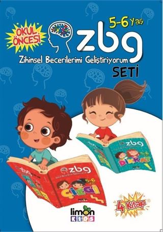 Zihinsel Becerilerimi Geliştiriyorum 5-6 Yaş Set (4 Kitap)