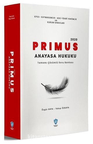 2020 PRIMUS Anayasa Hukuku Tamamı Çözümlü Soru Bankası