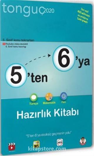 5'ten 6'ya Hazırlık Kitabı