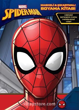 Marvel Spider-Man Maskeli ve Çıkartmalı Boyama Kitabı