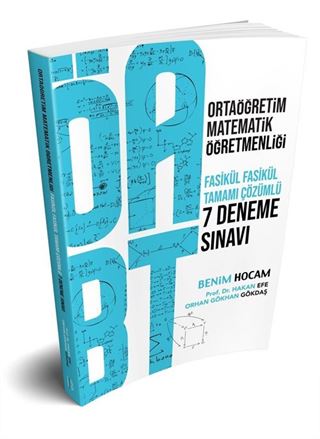 ÖABT Ortaöğretim Matematik Öğretmenliği Tamamı Çözümlü 7 Deneme Sınavı