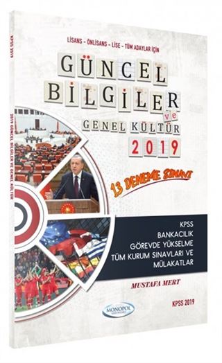 KPSS Güncel Bilgiler ve Genel Kültür 13 Deneme