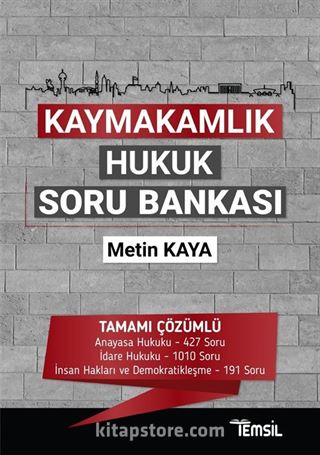 Kaymakamlık Hukuk Soru Bankası