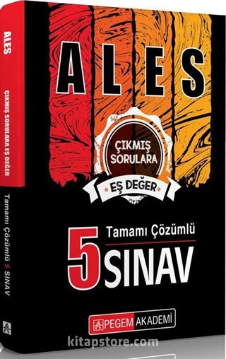 2019 ALES Tamamı Çözümlü 5 Sınav Çıkmış Sorulara Eş Değer