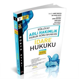 Külliyat İdare Hukuku Soru Bankası Adli Hakimlik