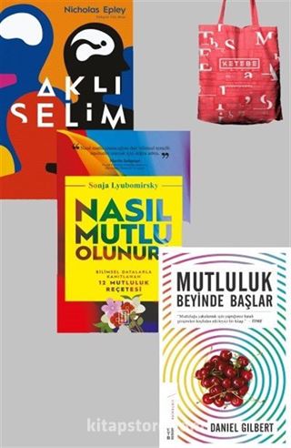 Mutluluk ve Beyin Üzerine Seti (3 Kitap) (Çanta Hediyeli)