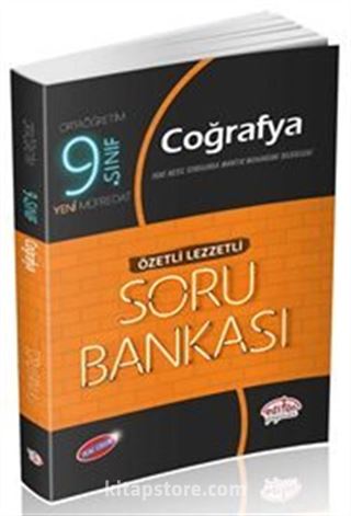 9. Sınıf Coğrafya Soru Bankası Özetli Lezzetli