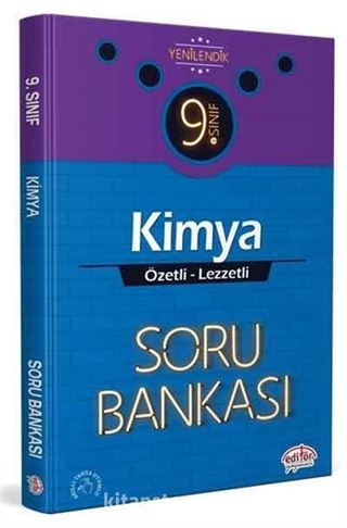 9. Sınıf Kimya Soru Bankası Özetli Lezzetli