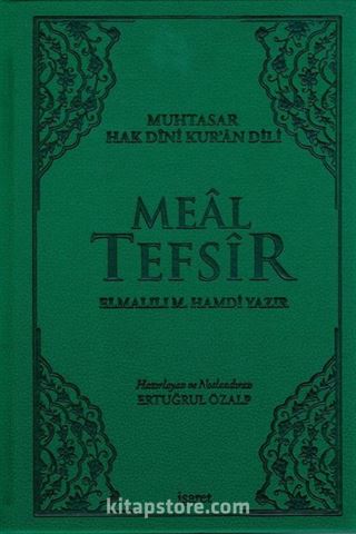 Muhtasar Hak Dini Kur'an Dili Meal Tefsir (Büyük Boy)