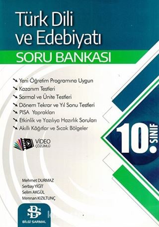 10. Sınıf Türk Dili ve Edebiyatı Soru Bankası