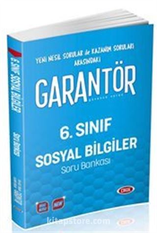 6. Sınıf Garantör Sosyal Bilgiler Soru Bankası