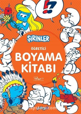 Şirinler / Öğretici Boyama Kitabı