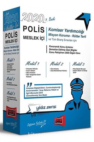 2020 Polis Meslek İçi Sınavlarına Hazırlık Konu Anlatımlı Modüler Set