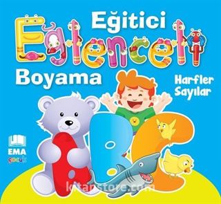 Eğitici Eğlenceli Boyama - Harfler & Sayılar