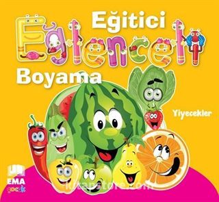 Eğitici Eğlenceli Boyama - Yiyecekler