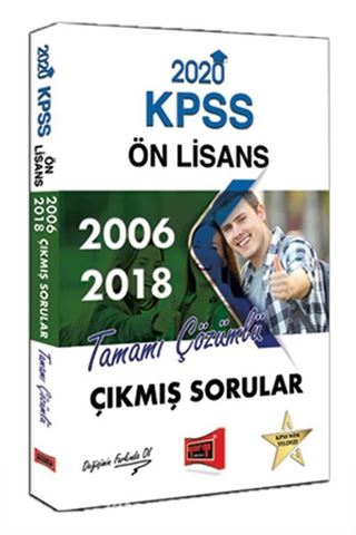 2020 KPSS Ön Lisans 2006-2018 Tamamı Çözümlü Çıkmış Sorular