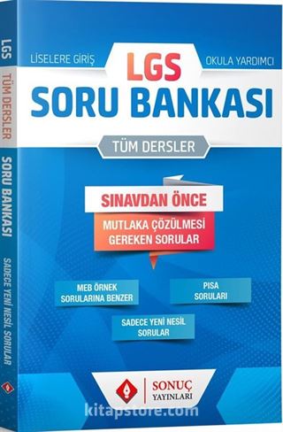 LGS Tüm Dersler Soru Bankası