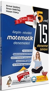 5. Sınıf Matematik 15 Deneme Sınavı