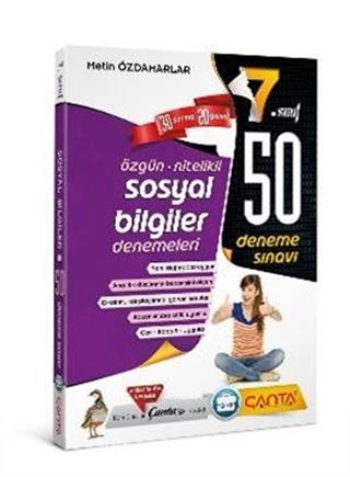 7. Sınıf Sosyal Bilgiler 50 Deneme Sınavı