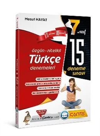 7. Sınıf Türkçe 15 Deneme Sınavı