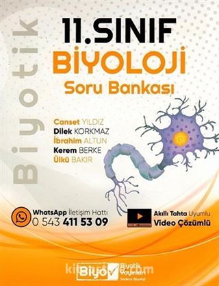 11. Sınıf Biyoloji Biyotik Soru Bankası