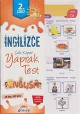 2. Sınıf İngilizce Çek Kopar Yaprak Test