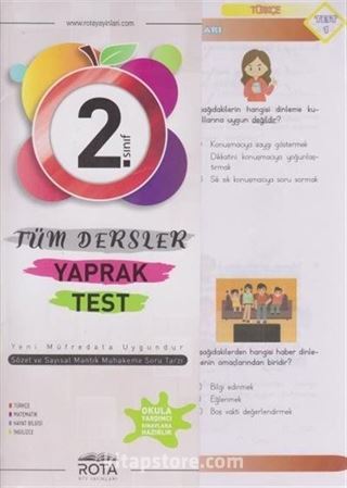 2. Sınıf Tüm Dersler Yaprak Test