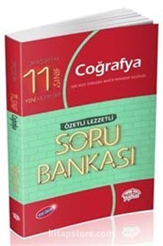 11. Sınıf Coğrafya Soru Bankası Özetli Lezzetli