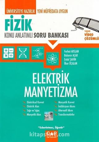 Fizik Elektrik Manyetizma Konu Anlatımlı Soru Bankası